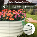 WINPULL RAISED GARDEN BED, 6X3X1.5 FT, GALVANIZED, WPL-034 - PEARL WHITE - Like New