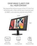 HP V222VB FHD MONITOR 1080P VA DISPLAY 75HZ REFRESH RATE 21.5" COMPUTER SCREEN - Like New