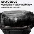 J WORLD DONNA 34.5L ROLLING DUFFEL BAG - BLACK - Brand New