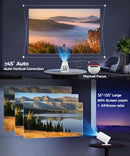 MAGCUBIC MINI PROJECTOR, 4K SUPPORT, SMART PROJECTOR, HY300 - WHITE/BLACK - Like New