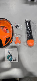 GENERIC SHALLOW DIVING MASK - ORANGE - Like New