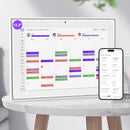 YEJOUMO 12.3" DIGITAL CALENDAR, 1920X1280, 32GB, DF-18T - WHITE - Like New