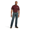 Ariat Work Men's Rebar M5 Straight Durastretch Edge Jean IRONSIDE Blue - Brand New