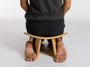 BLUECONY Meditation Bench IKUKO, Preassembled Yoga Stool, Natural, Standard - Brand New
