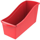STOREX LARGE BOOK BIN INTERLOCKING PLASTIC ORGANIZER HOME OFFICE STEM 6-PACK - Like New