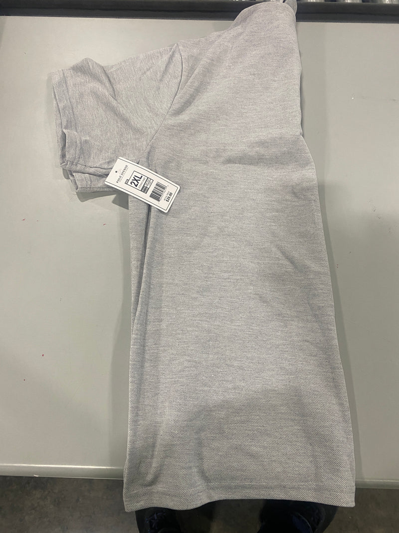 POLO AVENUE POLO SHIRT - SIZE: MEN 2XL - GRAY - Brand New
