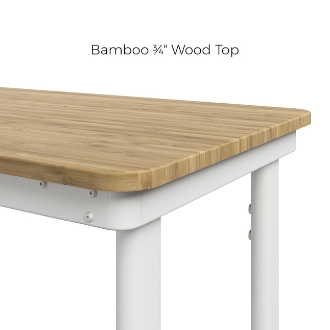 EVEREST WORK TABLE H STEEL CLOUD FREESTANDING UTILITY STORAGE CABINET - WHITE - Like New