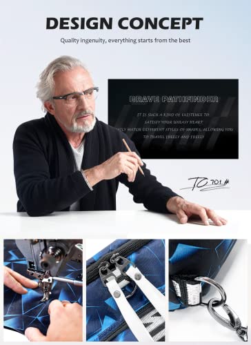 GGOV UNISEX ADULT SPORTS DUFFEL BAGS 20 X 11 X 11 INCHES - BLUE - Like New