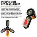 GOGREEN POWER PROP MULTI-USE WORKLIGHT, RED STROBE GG-PROPEL - YELLOW - Like New