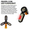 GOGREEN POWER PROP MULTI-USE WORKLIGHT, RED STROBE GG-PROPEL - YELLOW - Like New