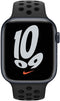 Apple Watch Nike Series 7 GPS 45MM - Midnight Alum Case Anthracite/Black Band Like New