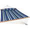 SUNNYDAZE QUILTED OUTDOOR HAMMOCK WITH SPREADER BARS - LYCHEE SPICE - Like New