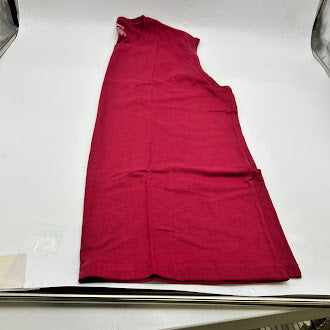 GALAXY BY HARVIC SLEEVESLESS ATHLETIC TEE SHIRT - SIZE: MEN XL - DEEP CRIMSON - Like New