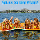 CMFYDAILY 3 Layers XPE Foam Floating Mat Water Mat 9/12 Ft Tear-Resistant Mat - Like New