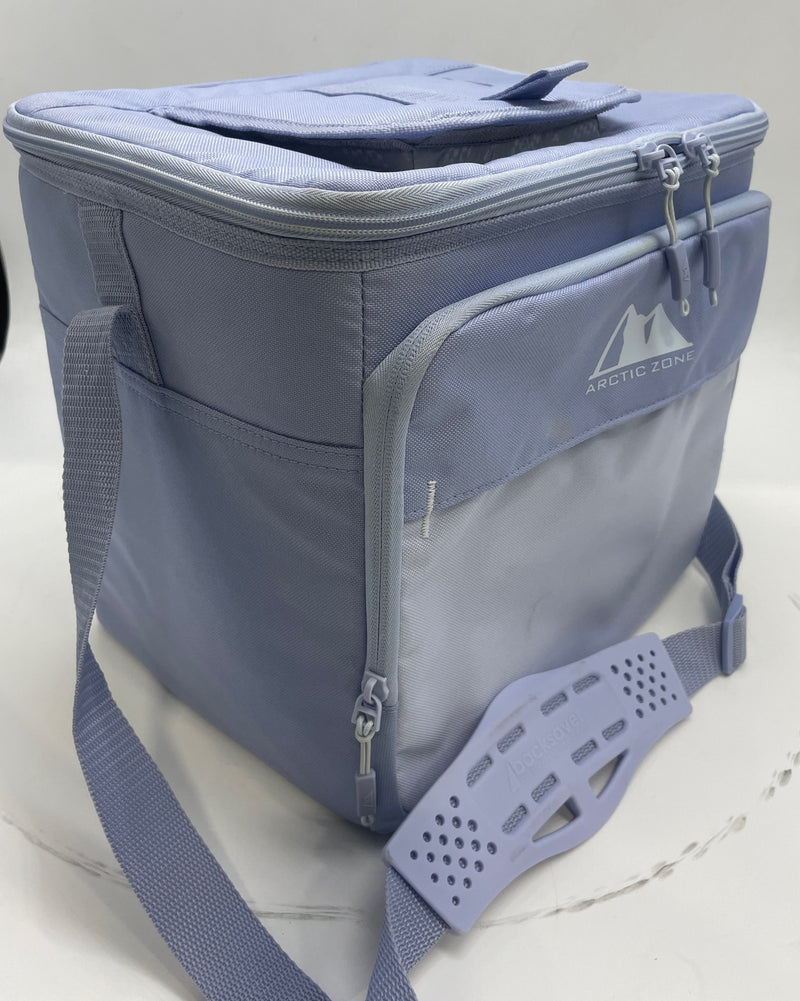 ARCTIC ZONE ESSENTIALS 24 CANS HARD SIDED COOLER - LIGHT PURPLE - Scratch & Dent