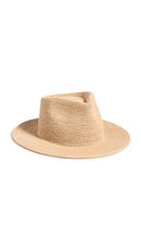 Lack of Color Women's The Straw Fedora, Natural, Tan, M - Brand New