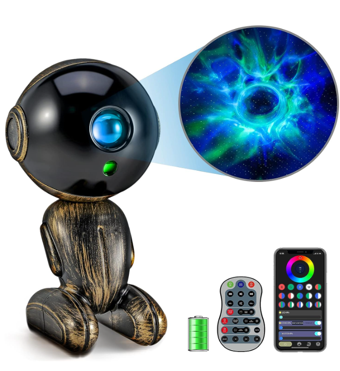 Robot Black Hole Galaxy Projector, Astronaut Star Projector DQ-M8 Robot Black Hole Galaxy Projector, Astronaut Star Projector DQ-M8