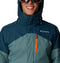 COLUMBIA MEN'S LAST TRACKS JACKET, GREEN, LARGE - Brand New