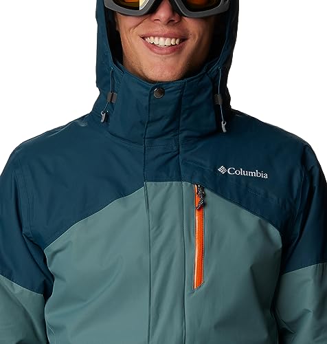 COLUMBIA MEN'S LAST TRACKS JACKET, GREEN, LARGE - Brand New