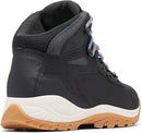COLUMBIA NEWTON RIDGE WATERPROOF HIKING BOOT - SIZE: WOMEN 5.5 - BLACK, NEW MOON - Like New