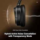 CALMBEE BLUETOOTH HEADPHONES CANCELLING WIRELESS MICROPHONE HOME - BLACK - Like New