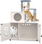 RYVORBE WHITE ALL-IN-ONE CAT CABINET WITH LITTER BOX ENCLOSURE CAT-LBE-WT - Like New