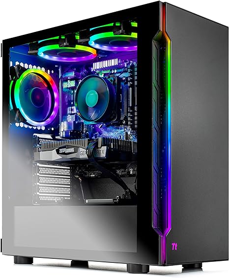 SkyTech Shadow 3.0 PC Desktop Ryzen 5 3600 16GB 2TB SSD RTX 2060 6G - Black - Like New