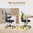 PASBAS Home Office Chair with Lumbar Support Ergonomic Design Desk Chair - Black - Brand New
