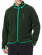 AMAZON ESSENTIALS MEN TEDDY FLEECE FULL-ZIP MOCK NECK JACKET MEN'S SIZE S -GREEN - Brand New