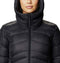 COLUMBIA WOMEN'S AUTUMN PARK DOWN HOODED JACKET - BLACK - X-LARGE - Brand New