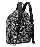 Karl Lagerfeld Paris Amour Backpack Black/Orange Combo One Size - Brand New