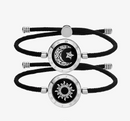 TOTWOO Sun&Moon Touch Bracelets with Milan Rope - Black/Black - Like New