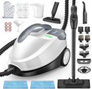 PHUEUT CB-08C STEAM CLEANER 28 ACCESSORIES 1800W POWERFUL STEAM MOP - GRAY - Like New