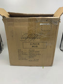LUXURY HOME MEMORY FOAM BAMBOO PILLOW - 2 PACK - KING - WHITE - JC-4805 - Like New