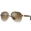 CARFIA Wide Temples Pilot Sunglasses for Men Polarized UV400 Protection - Like New