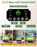 ZEKESON MISTING HYDROPONIC GROWING SYSTEM KIT 15-PODS INDOOR SMART HERB GARDEN - Like New