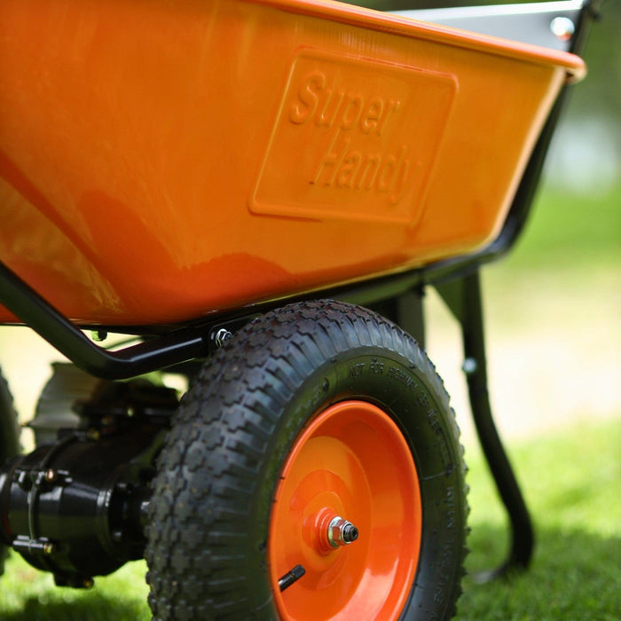 SUPERHANDY ELECTRIC POWER BARROW - ORANGE - Like New