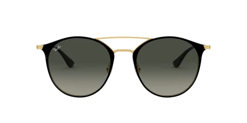RAY BAN RAY-BAN SUNGLASSES RB 3546 187/ 71 ROUND GLASSES - DARK GRAY - Like New