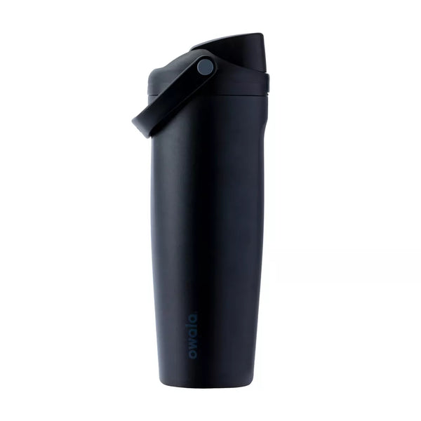 OWALA 30OZ FREESIP SWAY STAINLESS STEEL WATER BOTTLE - VERY VERY DARK - Like New