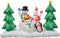 Impact Canopy Inflatable Outdoor Christmas Decoration 8 Feet Wide - Multicolor Like New