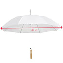 Anderson Umbrella Wedding Umbrella 48" Umbrella 7 Pack - White - Brand New
