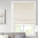 Madison Park Roman Shade, Room Darkening Blind Cordless, 23x64" Sheen Ivory - Brand New