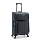 U.S. TRAVELER ANZIO SOFTSIDE EXPANDABLE SPINNER LUGGAGE 26" US08120G26 - GRAY - Like New