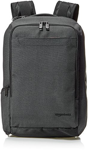 AMAZON BASICS SLIM CARRY ON LAPTOP TRAVEL OVERNIGHT BACKPACK - BLACK - Like New