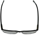 CARRERA MEN'S 259/S RECTANGULAR SUNGLASSES - SIZE: MEN 55MM 18MM - BLACK/BROWN - Like New
