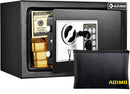ADIMO SAFE BOX FOR COLLEGE DORM ROOM MONEY BOX WITH FIREPROOF WATERPROOF BAG - Like New