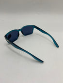 COSTA DEL MAR WOMENS PALMAS RECTANGULAR SUNGLASSES TEAL/GREY SILVER MIRRORED - Like New