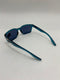COSTA DEL MAR WOMENS PALMAS RECTANGULAR SUNGLASSES TEAL/GREY SILVER MIRRORED - Like New