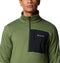 COLUMBIA MEN COLUMBIA HIKE II TECHNICAL HALF ZIP FLEECE CANTEEN, BLACK M - Brand New