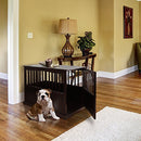 CASUAL HOME WOODEN LARGE PET CRATE, END TABLE, ESPRESSO, 24 X 36.5 X 29.5 - Like New